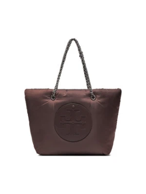 Tory Burch Torebka Ella Puffy Chain Tote 152450 Bordowy