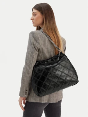 Tory Burch Torebka Fleming Soft Distressed Hobo Bag 165170 Czarny