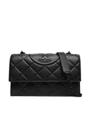 Tory Burch Torebka Fleming Soft Grain Convertible Shoulder Bag 169791 Czarny