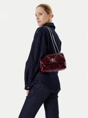 Tory Burch Torebka Kira Diamond 169326 Bordowy