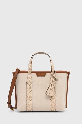 Tory Burch torebka Perry Canvas Small kolor beżowy 158635.122