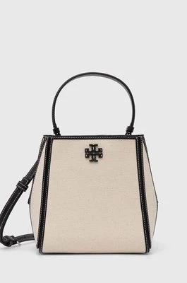 Tory Burch torebka McGraw Canvas Small kolor beżowy 158502.254