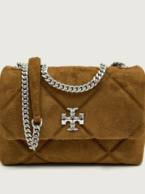 TORY BURCH Torebka na ramię Kira Diamond | zamsz