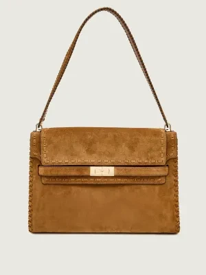 TORY BURCH Torebka na ramię Lee Radziwill | zamsz