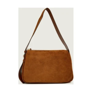 TORY BURCH Torebka na ramię Romy | zamsz