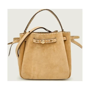 TORY BURCH Torebka na ramię Romy | zamsz