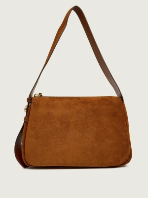 TORY BURCH Torebka na ramię Romy | zamsz