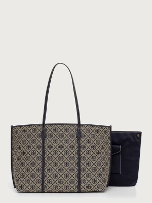 Tory Burch torebka shopper damska Perry beżowy