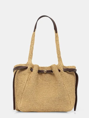 Tory Burch torebka shopper damska pleciona Romy