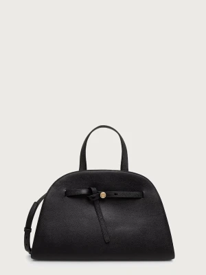 Tory Burch torebka shopper damska skórzana Romy czarny