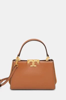 Tory Burch torebka skórzana Eleanor kolor brązowy 154816