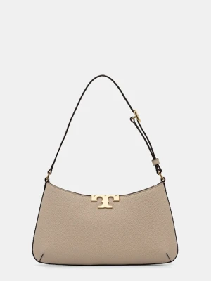 Tory Burch torebka skórzana Eleanor Soft Slim kolor beżowy 174850.250