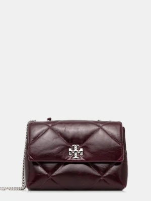 Tory Burch torebka skórzana Kira Diamond kolor czerwony 169325.500