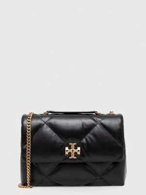 Tory Burch torebka skórzana Kira Diamond Quilt kolor czarny 154704.001