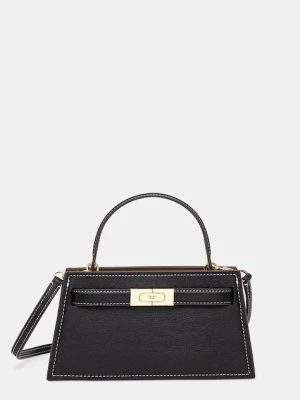 Tory Burch torebka skórzana Lee Radziwill Petite kolor czarny 168954-001