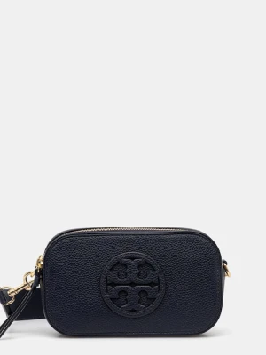 Tory Burch torebka skórzana Miller kolor granatowy 171955-405