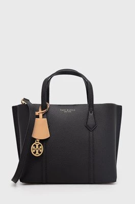 Tory Burch torebka skórzana Perry Triple-Compartment kolor czarny 81928.001