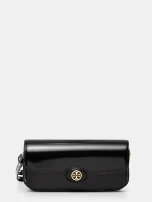 Tory Burch torebka skórzana Robinson kolor czarny 161831.001