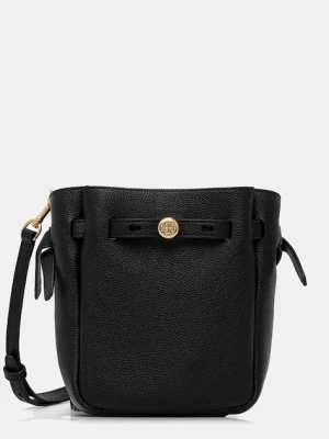 Tory Burch torebka skórzana Roby Small kolor czarny 171002-001