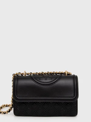 Tory Burch Torebka skórzana SMALL SHOULDER kolor czarny 75576.001