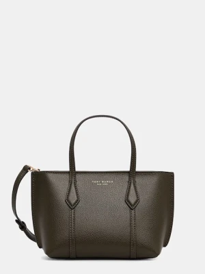 Tory Burch torebka tote damska skórzana Perry zielony