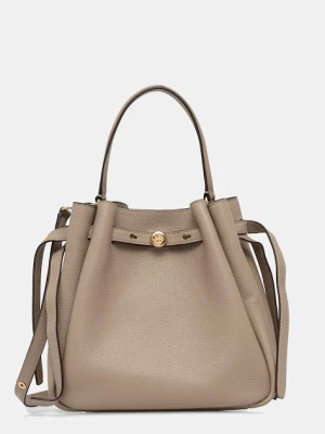 Tory Burch torebka tote damska skórzana Romy beżowy