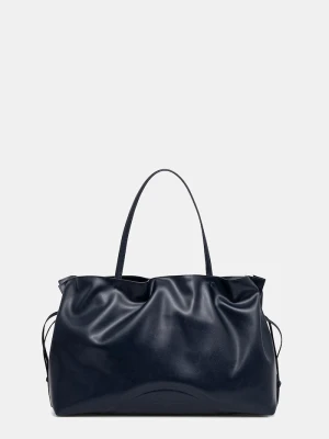 Tory Burch torebka tote damska z imitacji skóry Ella granatowy