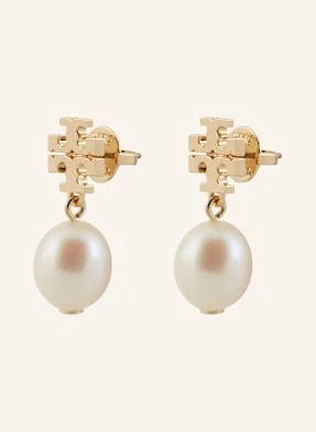 Tory Burch Wiszące Kolczyki Kira gold