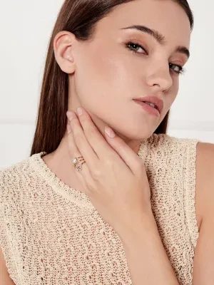 TORY BURCH Zestaw pierścionków Clover