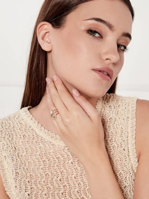TORY BURCH Zestaw pierścionków Clover