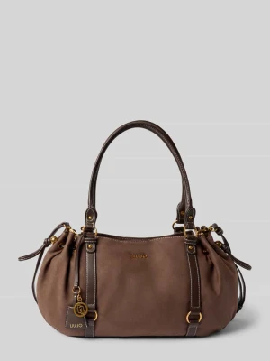 Tote bag z detal z logo model 'GINESA' Liu Jo White
