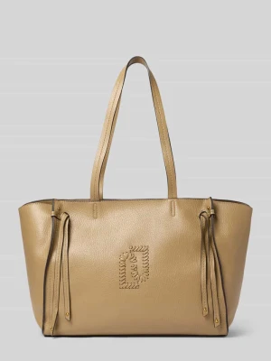 Tote bag z detal z logo model 'Lapis' Liu Jo White