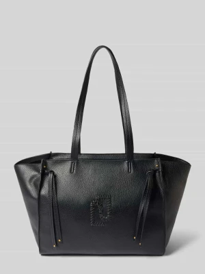 Tote bag z detal z logo model 'Lapis' Liu Jo White