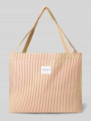 Tote bag z naszywką z logo model 'Poplin' Studio Noos