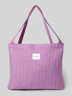 Tote bag z naszywką z logo model 'Poplin' Studio Noos