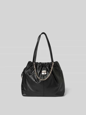 Tote bag z prawdziwej skóry jagnięcej Marc Jacobs Czarny