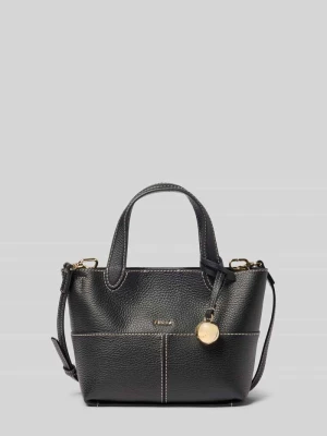 Tote Bag z zapięciem na magnes model 'PRIMROSE' Furla Czarny