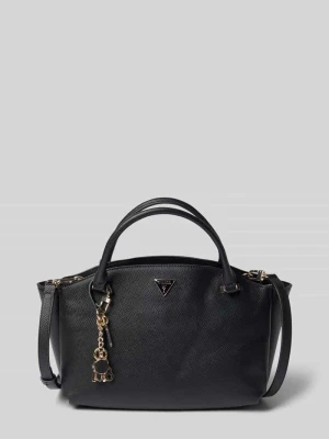 Tote bag ze skóry imitacji model 'Gilda' Guess Czarny