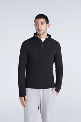 Touchdown męska bluzka midlayer - Black Animal