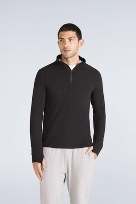Touchdown męska bluzka midlayer - Black Animal