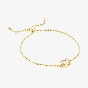 Tous Areia - Bransoletka Z Żółtego Srebra Vermeil Z Kolorowymi Kamieniami - Tous