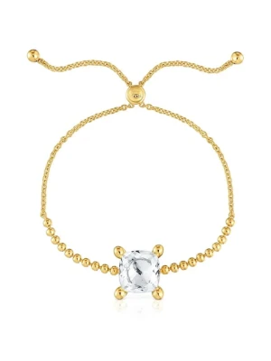 Tous bransoletka ze srebra pokrytego złotem Color White