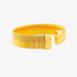 Tous Bulevar - Bransoletka Ze Stali Szlachetnej W Kolorze Żółtego Złota - Tous Rozmiar