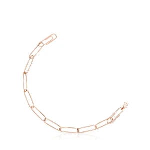 Tous Chain - Łańcuszek Z Różowego Srebra Vermeil 95 Cm - Tous