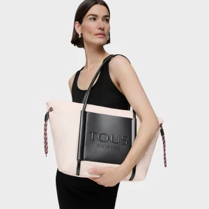 Tous Empire - Torebka Capazo Xl Z Nylonu Pochodzącego Z Recyklingu W Kolorze Beżowym - Tous