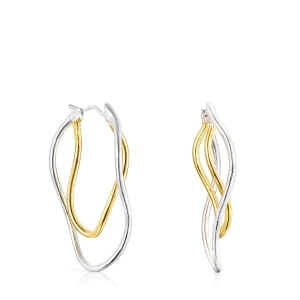 Tous Hav - Kolczyki Z Żółtego Srebra Vermeil I Srebra - Tous