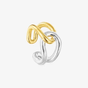 Tous Hav - Pierścionek Ze Srebra I Żółtego Srebra Vermeil - Tous Rozmiar