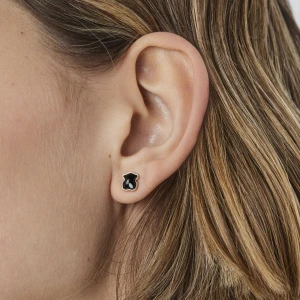 Tous Kolczyki MOTIF onyx czarny