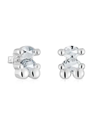 Tous kolczyki srebrne Bold Bear Gem