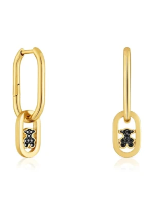 Tous kolczyki srebrne pozłacane